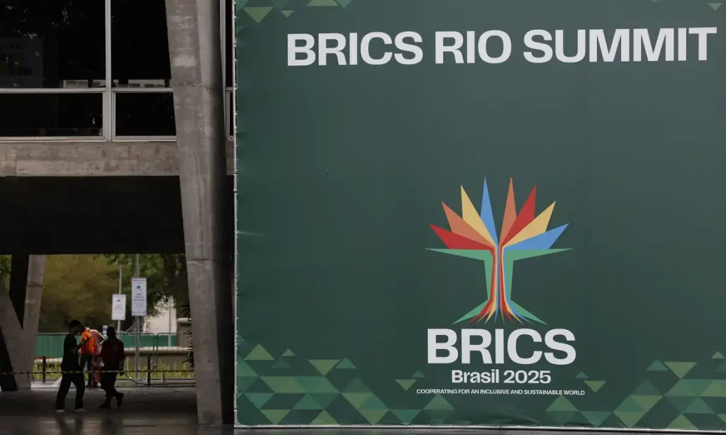 Rio de Janeiro (RJ), 03/07/2025 – O Museu de Arte Moderna (MAM) sendo preparado para receber a Cúpula do Brics. Foto: Fernando Frazão/Agência Brasil