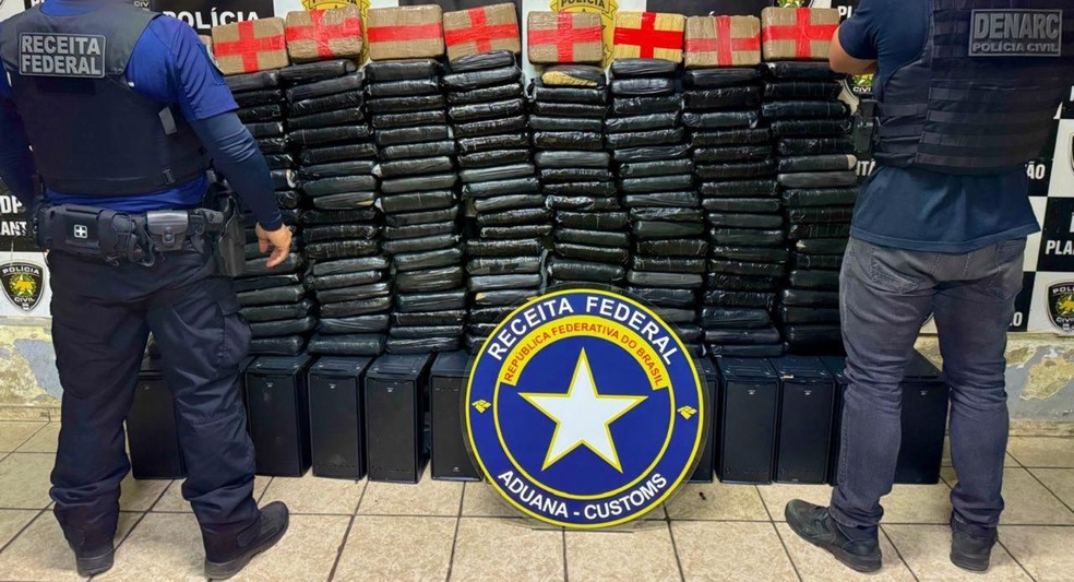 Droga apreendida no Rio Grande do Norte — Foto: Divulgação