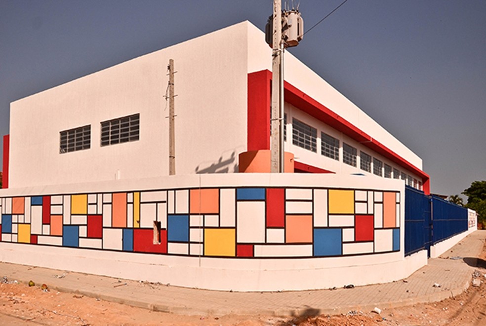 Escola Cidadã Integral Heliton Santana em Santa Rita, na Paraíba. — Foto: Delmer Rodrigues/Secom-PB