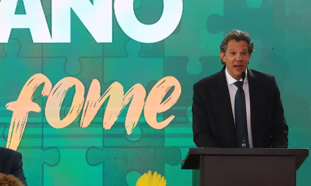 Brasília (DF), 05/08/2025 - Ministro da Fazenda, Fernando Haddad, durante 5ª Reunião Plenária do Conselho de Desenvolvimento Econômico Social Sustentável (CDESS), realizado no Palácio do Itamaraty. Foto: Antonio Cruz/Agência Brasil