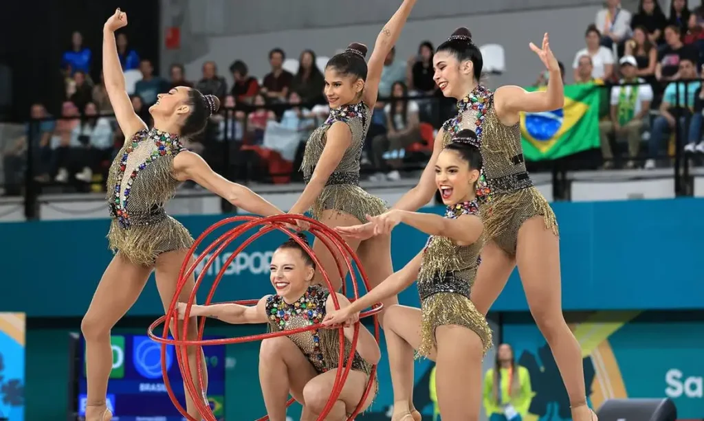 Ginástica rítmica, Pan-Americano, série de cinco arcos