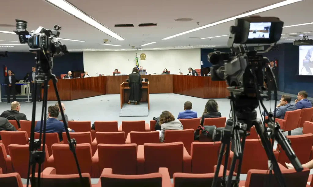 Primeira  Turma do STF julga denúncia sobre o núcleo 4 da PET 12.100
Foto: Rosinei Coutinho/STF