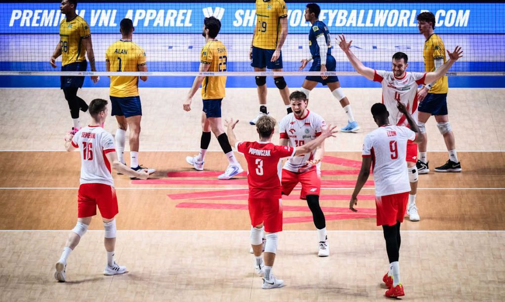 Brasília (DF), 02/08/2025 - Brasil é superado pela Polônia e disputa bronze com Eslovênia.
Foto: Volleyballworld/Divulgação