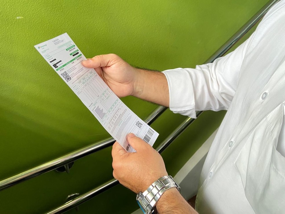 Conta de energia — Foto: Neoenergia/Cosern