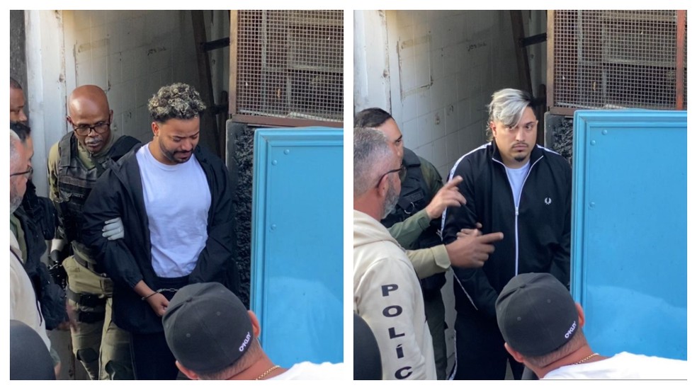 Hytalo Santos e marido — Foto: Abraão Cruz/TV Globo