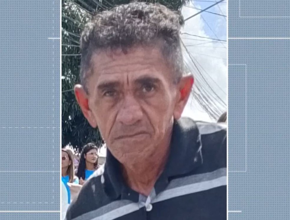 Evandro do Nascimento Dias, ciclista de 65 anos que morreu atropelado por carro quando estava indo trabalhar, em João Pessoa — Foto: TV Cabo Branco/Reprodução