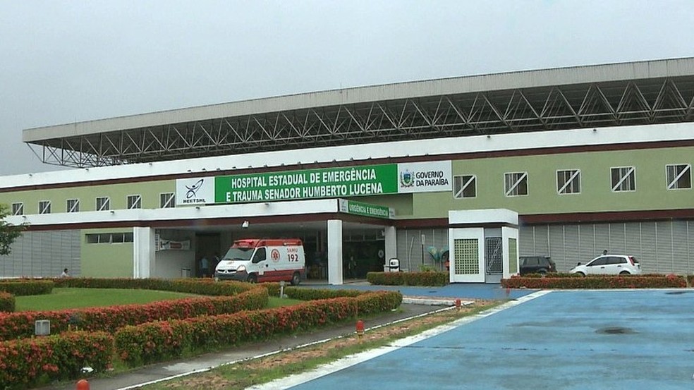 Hospital de Emergência e Trauma de João Pessoa — Foto: Reprodução/TV Cabo Branco