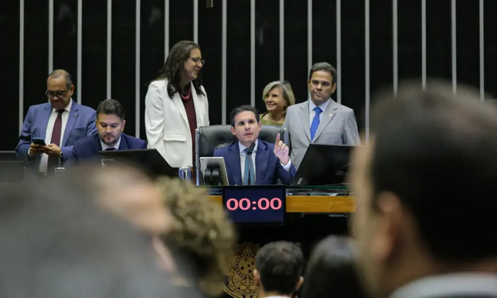 Brasília (DF), 17/09/2025 – Votação da PEC da blindagem no plenário da câmara dos deputados, presidida pelo dep.Hugo Motta.
Foto: Kayo Magalhaes/Câmara dos deputados