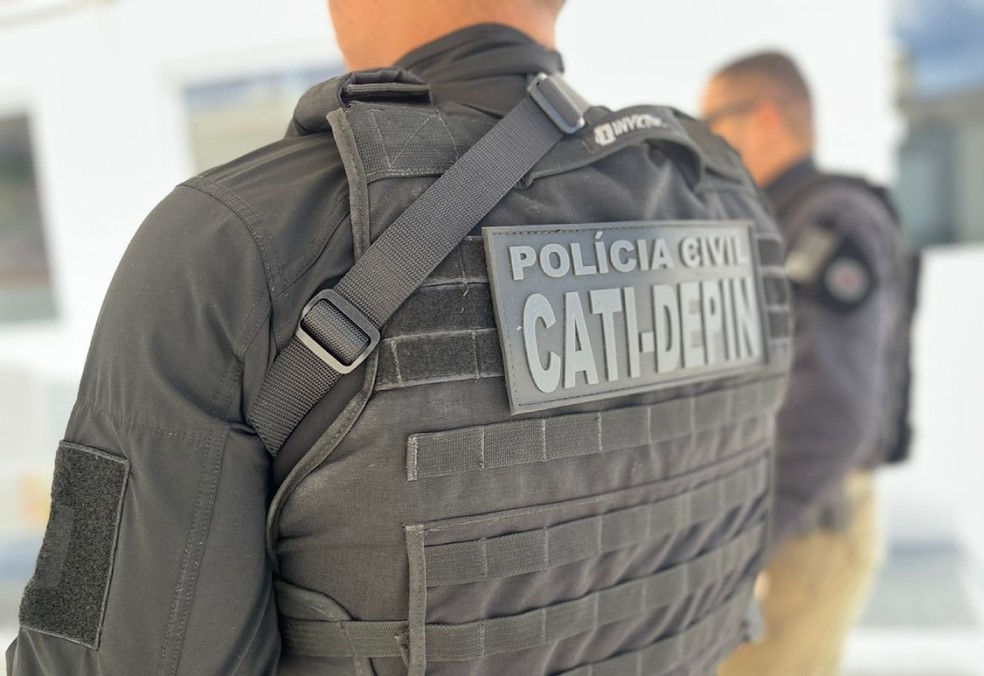 Chefe de grupo criminoso que aplicava golpes com falsos processos seletivos na Paraíba é preso no interior da Bahia — Foto: Ascom/PC-BA