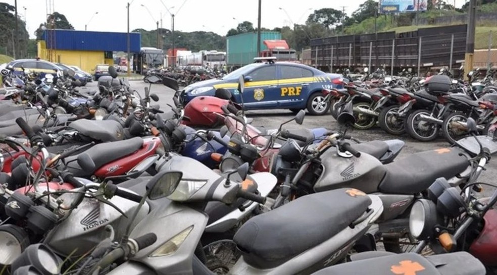 PRF realiza leilão de carros e motos no RN — Foto: PRF/Divulgação