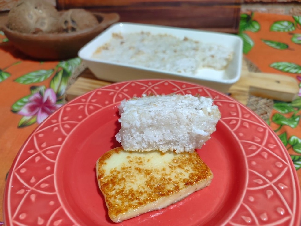 Receita da tapioca de forno foi apresentada no Inter TV Rural — Foto: Inter TV Costa Branca