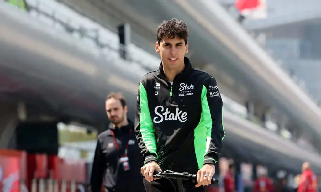 Shanghai, China - 22/03 2025 - Formula One F1 - Chinese Grand Prix - Shanghai International Circuit,
Sauber's Gabriel Bortoleto ahead of the Chinese Grand Prix.  REUTERS/Tyrone Siu