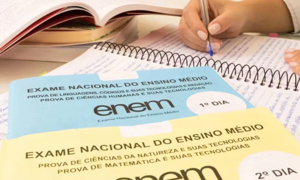 Imagem da prova do Enem — Foto: Agência Brasil