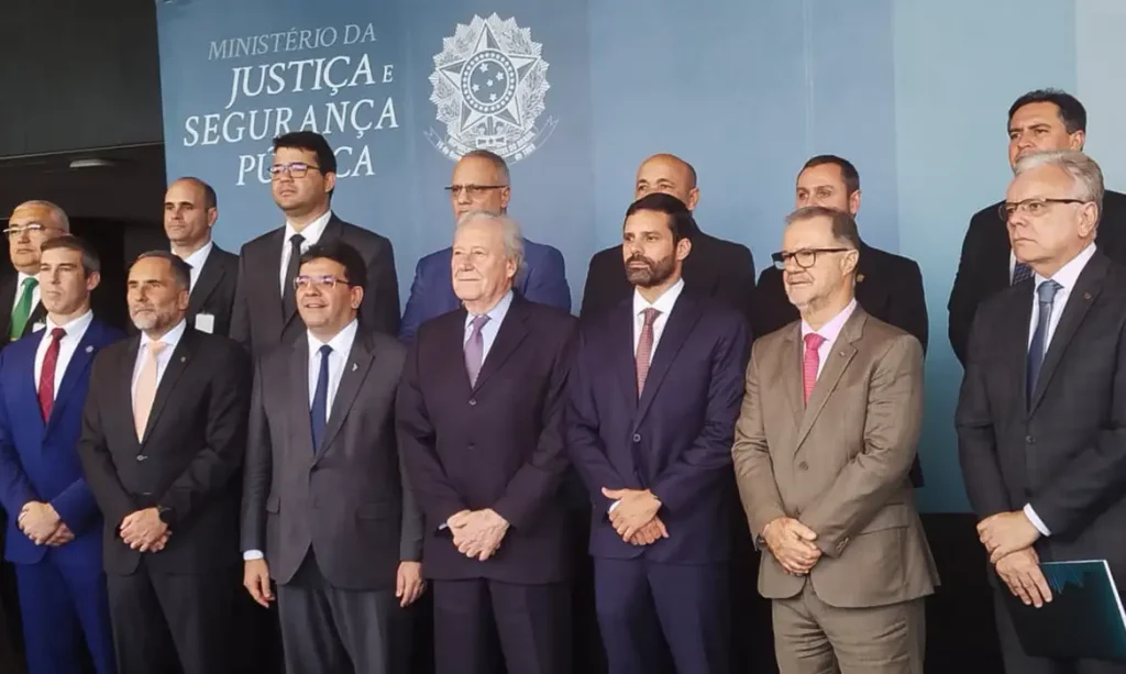 Brasília - 06/11/2025 - Representantes do Consórcio Nordeste prestam apoio a propostas de segurança pública do governo federal. Foto: Luiz Claudio Ferreira/Agência Brasil