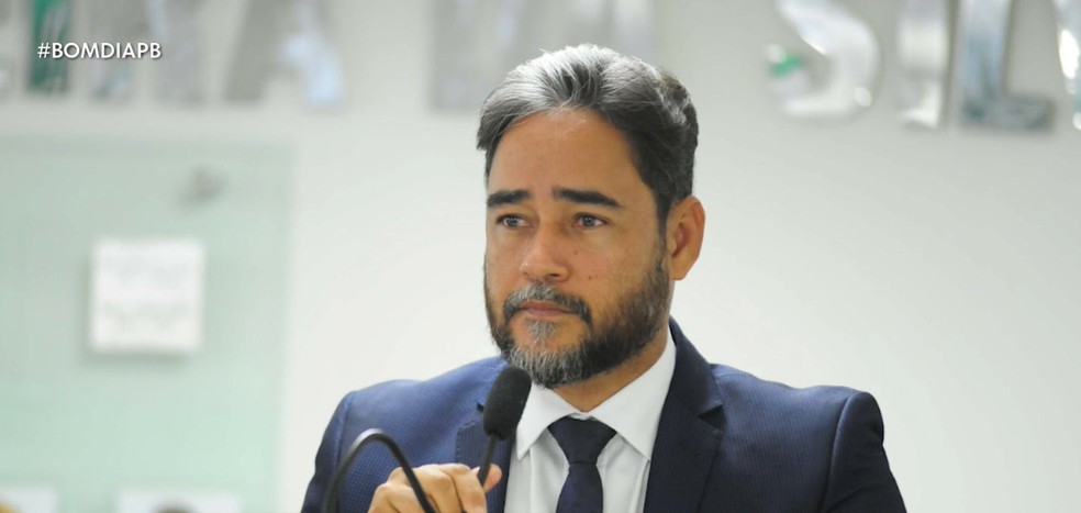 Adriano Martins, presidente da Câmara Municipal de Bayeux — Foto: Reprodução/TV Cabo Branco