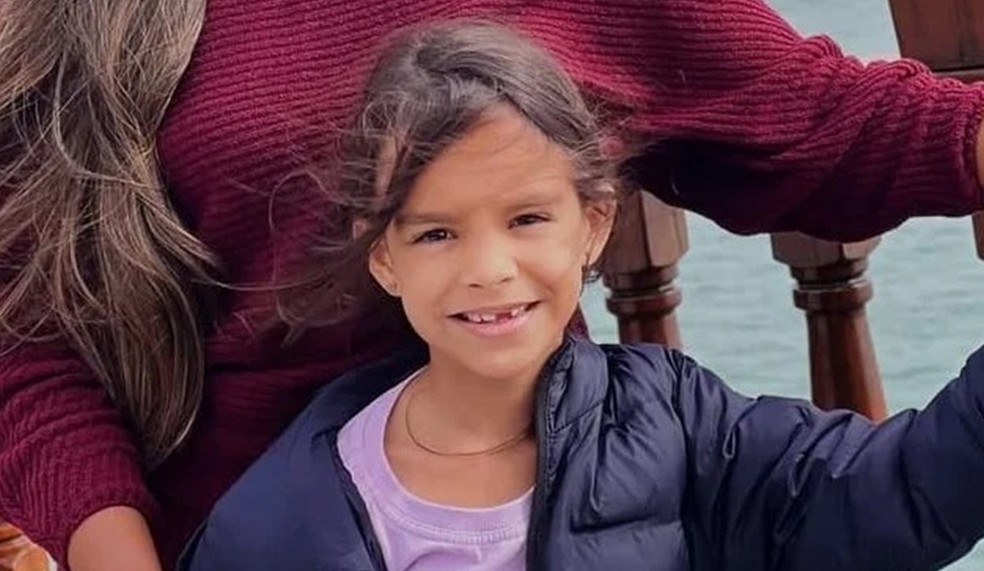 Cecília Duarte Cândido, de 7 anos, morreu após ser atingida por tiro em tentativa de assalto — Foto: Reprodução