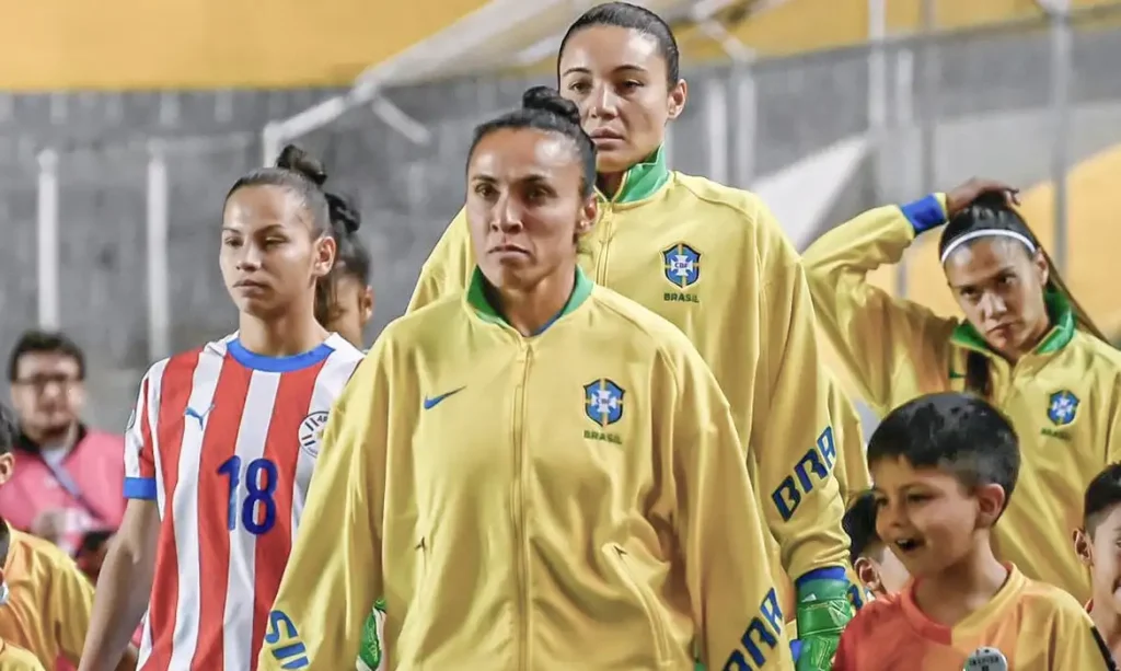 Brasília (DF), 25/12/2025 -  Marta e Gabi Zanotti estão na final do prêmio Rainha da América.
Foto: Staff Images Woman/CONMEBOL