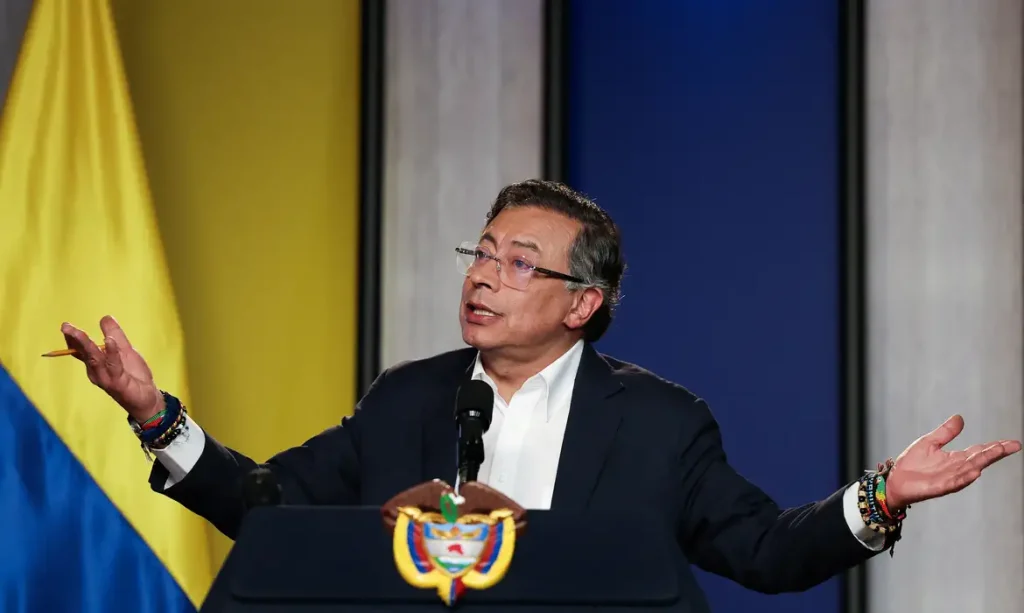 Presidente colombiano, Gustavo Petro 
23/10/2025
Reuters/Luisa Gonzalez/Proibida reprodução