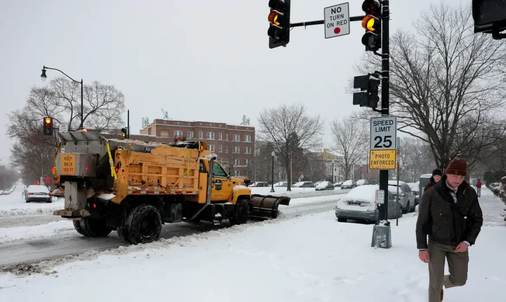 Caminhão remove neve das ruas em Washington
25/01/2026 Reuters/Jonathan Ernst