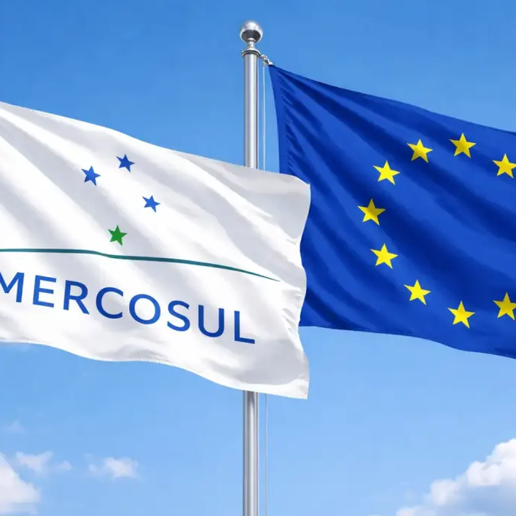 09/01/2026 - Embaixadores da UE aprovam provisoriamente acordo com Mercosul. Foto: União Europeia/Mercosul
