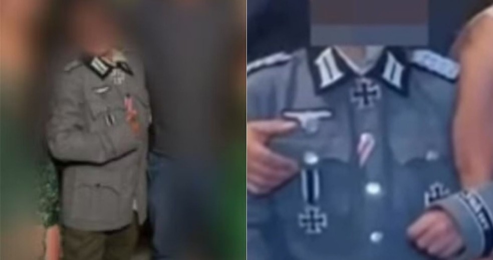 Adolescente foi a festa de formatura com farda que remete ao nazismo — Foto: Reprodução