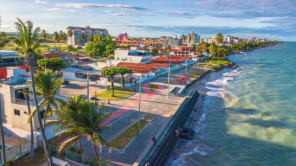 Ministério Público e construtoras entraram em acordo para não demolição de excedente em um prédio acima da altura permitida — Foto: Prefeitura de Cabedelo
