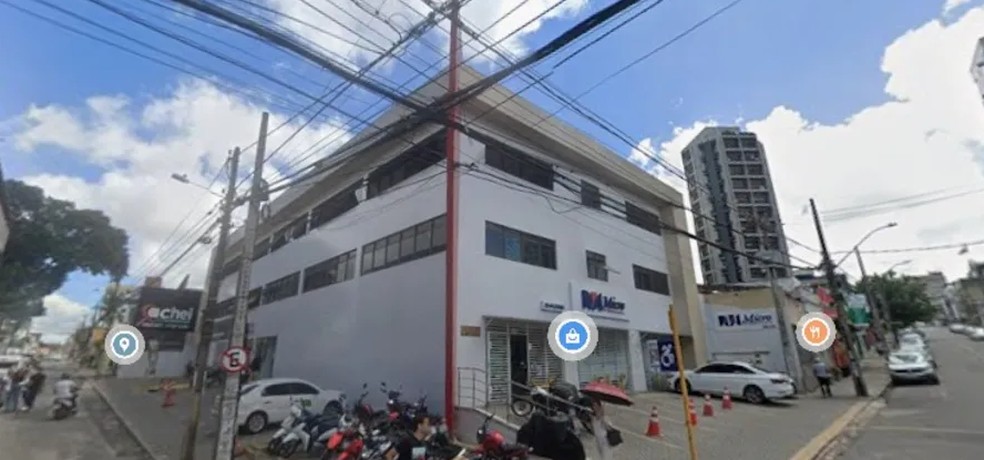 Prédio de secretarias de Campina Grande tem fornecimento de energia cortado — Foto: Google