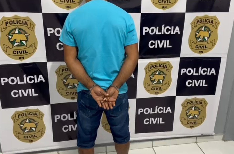 Suspeito foi detido em Ceará-Mirim — Foto: Divulgação