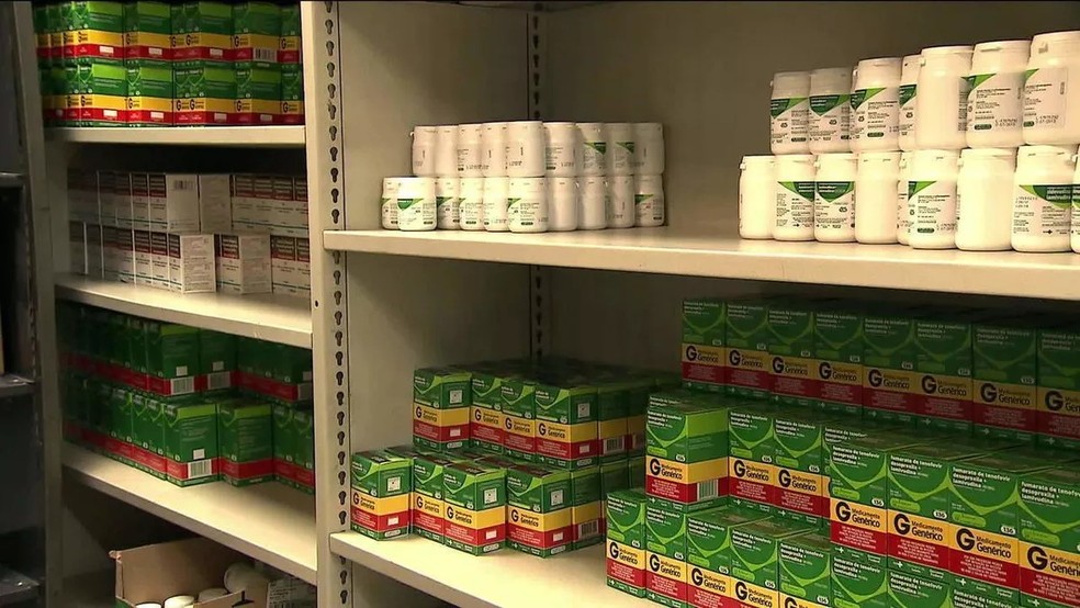 Medicamentos contra HIV.  — Foto: Reprodução/TV Globo.