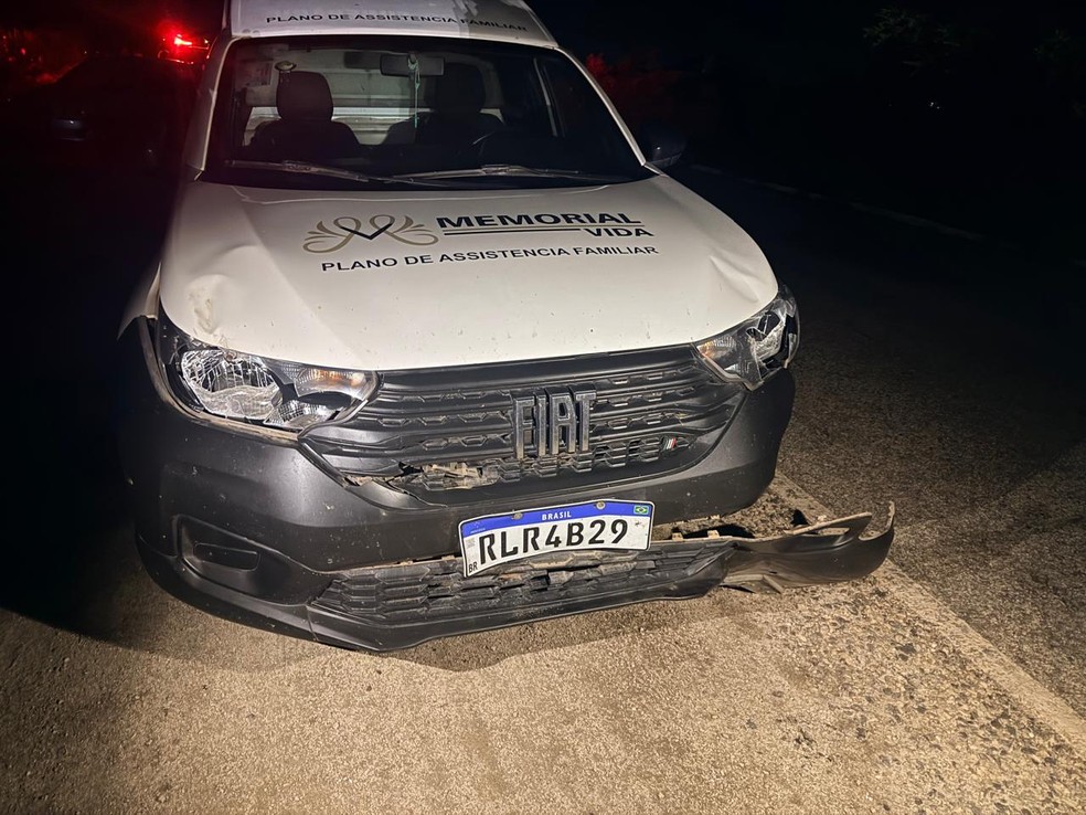 Motociclista morre após ser atingido por carros de funerária, no Sertão da PB — Foto: Divulgação/Polícia Civil da Paraíba