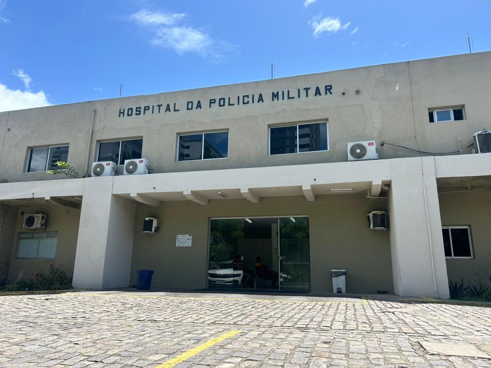 Hospital da Polícia Militar do Rio Grande do Norte — Foto: Stephany Souza/Inter TV Cabugi