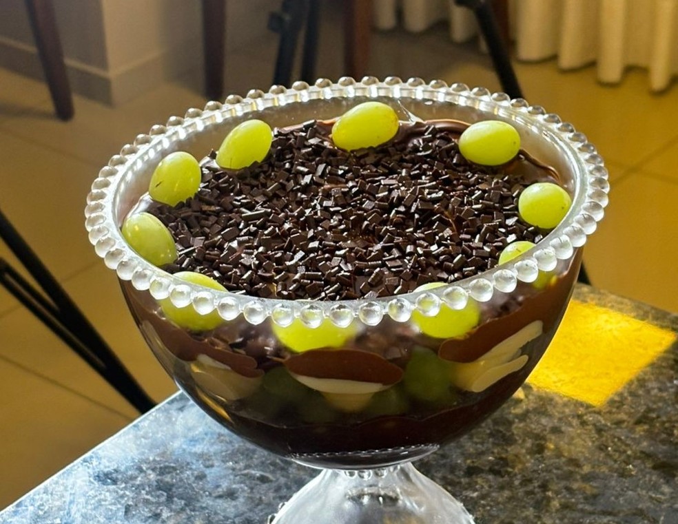 Doce de uva na travessa Chef JPB — Foto: Reprodução TV Cabo Branco