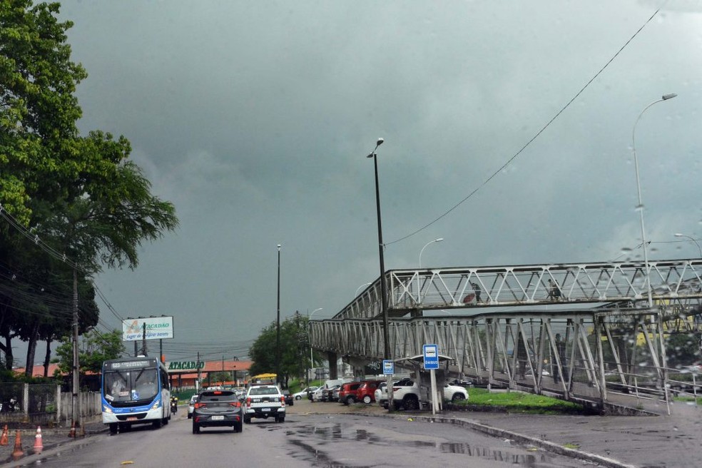 Chuva em João Pessoa — Foto: Kleidei Teixeira/Divulgação/PMJP