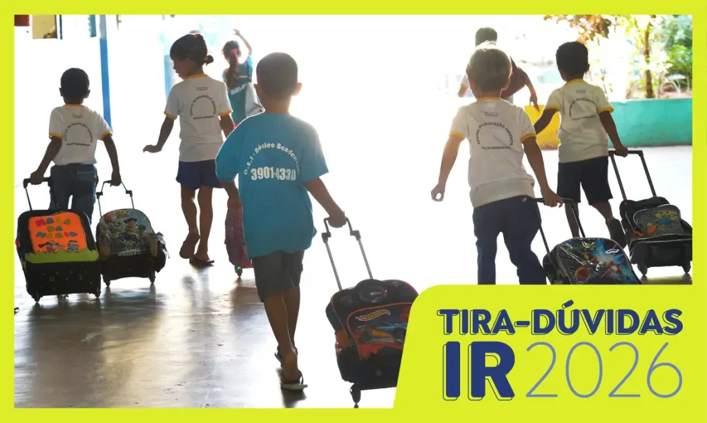 Brasília (DF), 06/04/2026 - Imposto de Renda IRPF 2026. Como declarar os gastos com saúde e educação. Crianças do Centro de Educação Infantil do Núcleo Bandeirante. Foto: Elza Fiúza/Agência Brasil