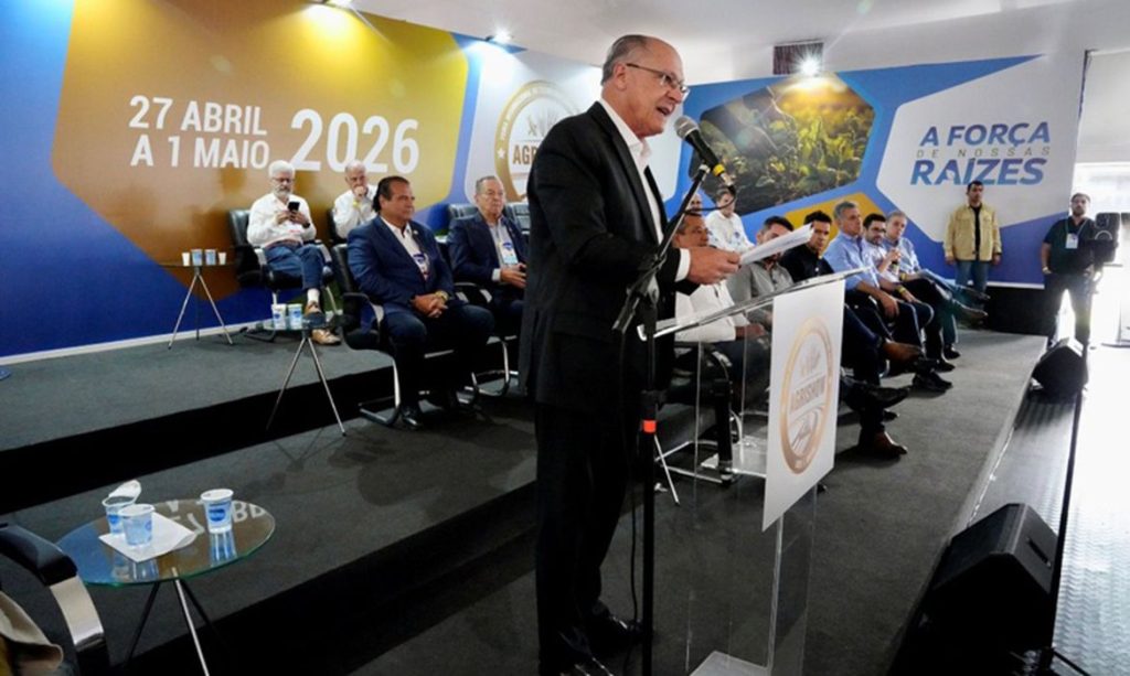 Ribeirão Preto (SP), 26/04/2026 - Vice-Presidente da república, Geraldo Alckmin, destacou que a nova linha de R$ 10 bilhões em crédito para modernização de máquinas e implementos agrícolas segue a trajetória de sucesso do MOVE Brasil para renovação da frota de caminhões, lançado em janeiro deste ano, na Agrishow Foto: Cadu Gomes/VPR