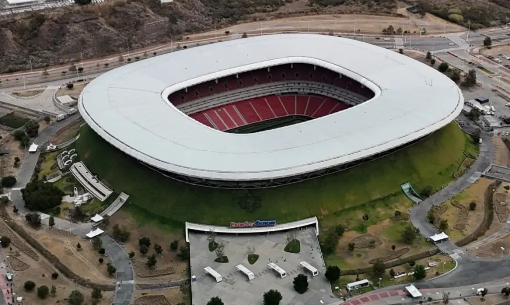 Estádio Akron, em Guadalajara, México 
22 de março de 2026    REUTERS/Henry Romero