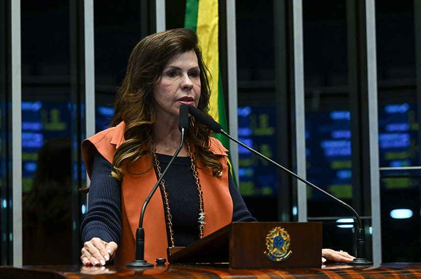 Em discurso, à tribuna, senadora Professora Dorinha Seabra (União-TO).