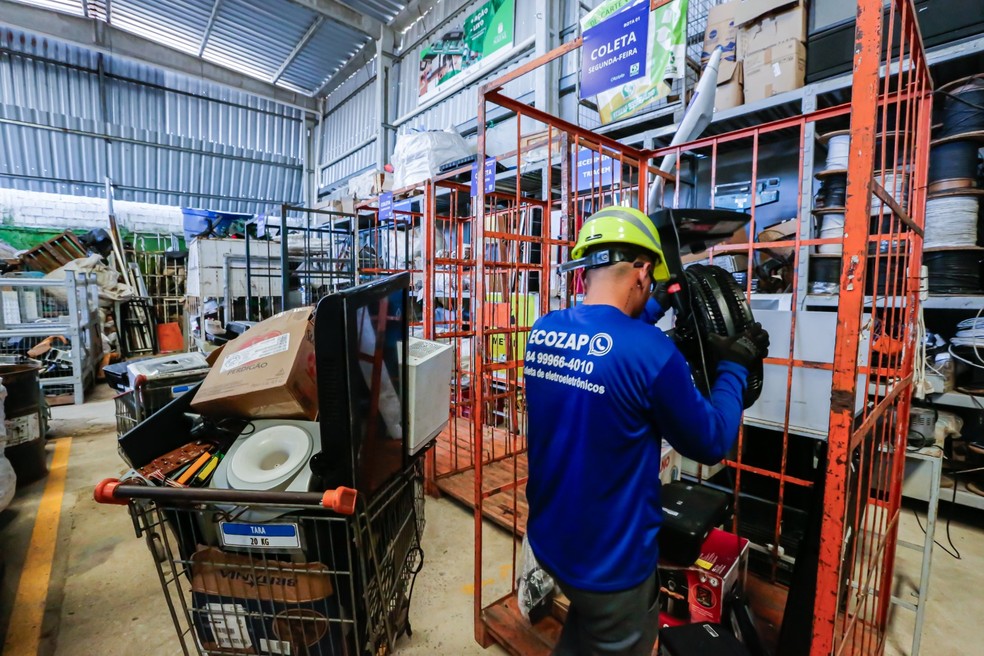 Programa visa descarte correto de lixo eletrônico no RN — Foto: Divulgação