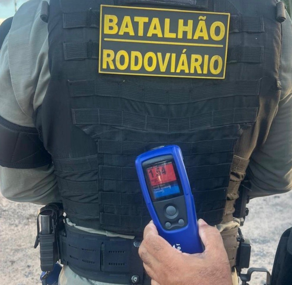 Motorista foi preso em Extremoz, na Grande Natal — Foto: Divulgação/PMRN