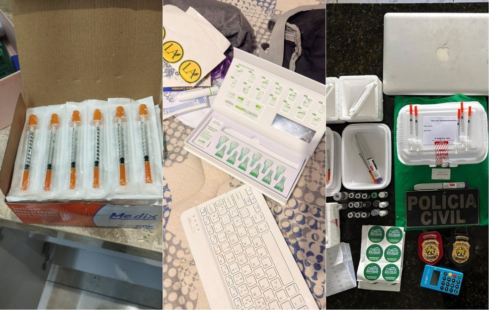 Materiais apreendidos durante buscas realizadas pela polícia no RN — Foto: Polícia Civil/Divulgação