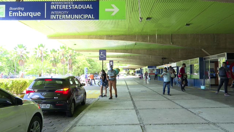 Rodoviária de João Pessoa — Foto: Reprodução/TV Cabo Branco