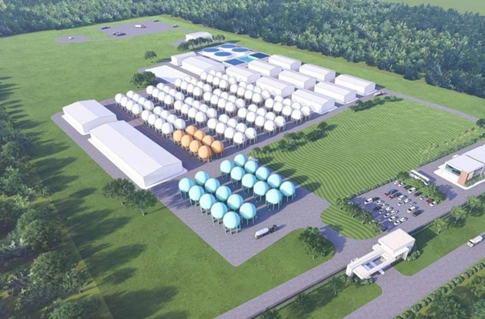 Projeto de usina de hidrogênio verde no RN — Foto: Divulgação