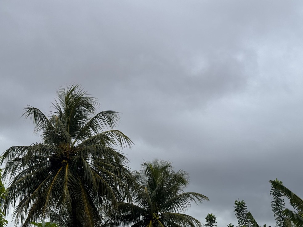 Céu nublado na Zona Norte de Natal (Arquivo) — Foto: Vinícius Marinho/Inter TV Cabugi
