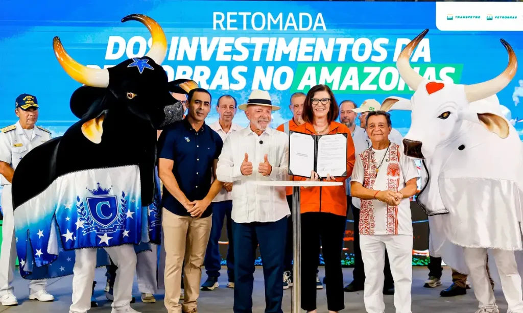27.05.2026 - Presidente da República, Luiz Inácio Lula da Silva, durante anúncio da retomada de investimentos da Petrobras no Amazonas. Manaus - AM.

Foto: Ricardo Stuckert / PR