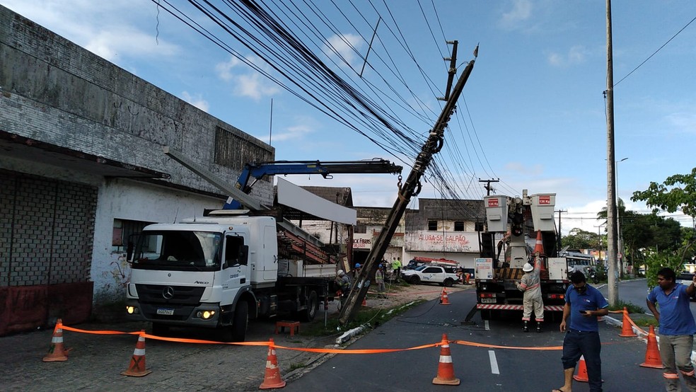 Paraíba registra, em média, duas colisões em postes por dia no primeiro trimestre de 2026 — Foto: Energisa/Divulgação
