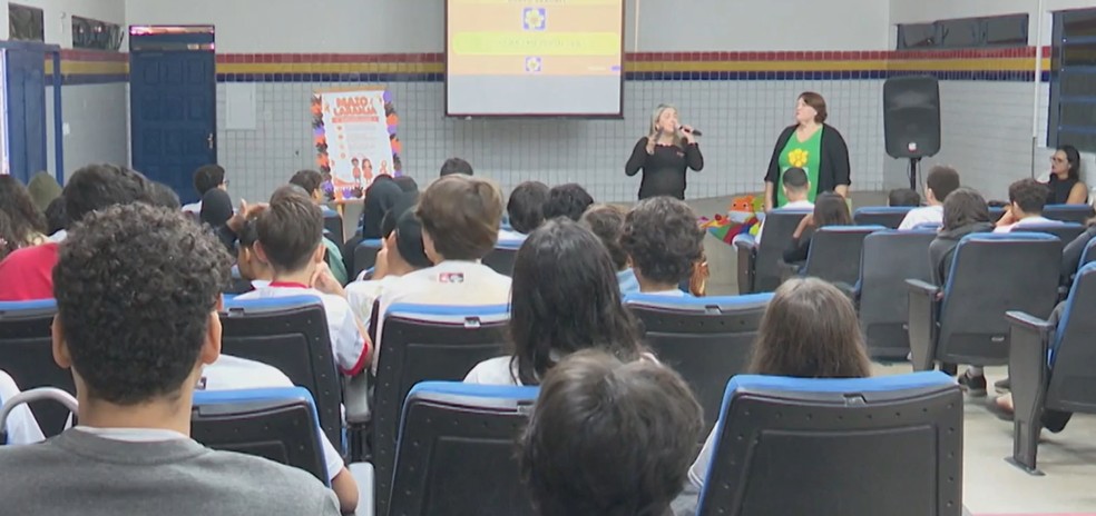 Ações de combate ao abuso sexual infantil em escola de João Pessoa — Foto: Foto: Reprodução TV Cabo Branco.