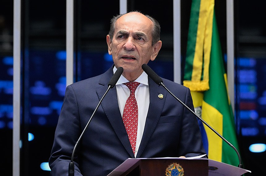 Em discurso, à tribuna, senador Marcelo Castro (MDB-PI).
