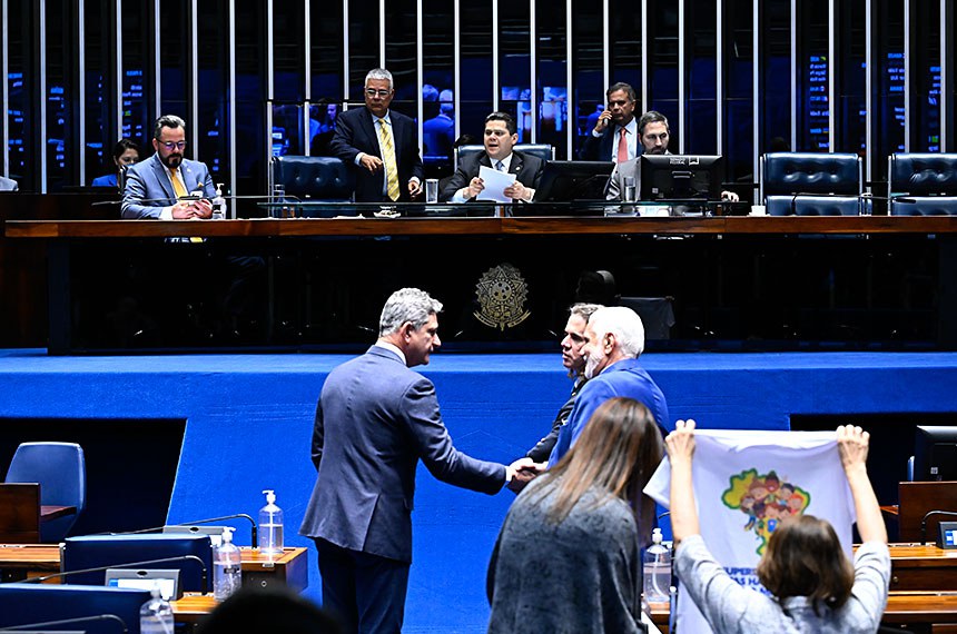 Mesa: 
senador Alan Rick (Republicanos-AC);
presidente do Senado Federal, senador Davi Alcolumbre (União-AP); 
secretário-geral da Mesa do Senado Federal, Danilo Augusto Barboza de Aguiar.