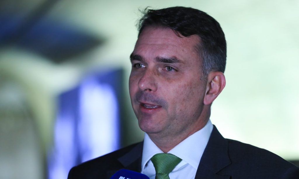 Brasília (DF), 16/09//2025  -  Senador, Flávio Bolsonaro durante entrevista. Foto: Lula Marques/Agência Brasil