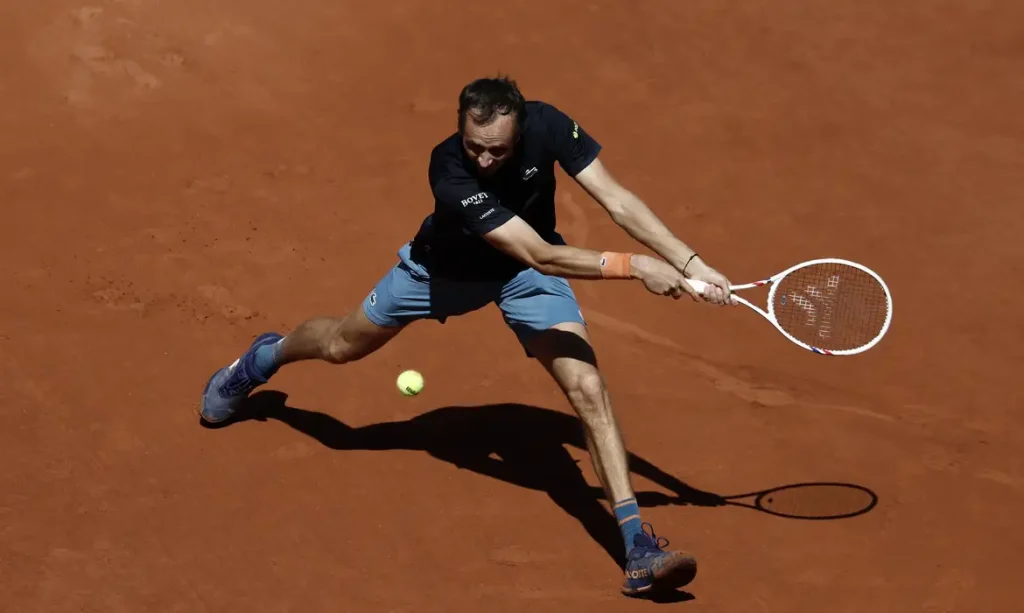 Daniil Medvedev no Aberto da França
  26 de maio de 2026   REUTERS/Benoit Tessier